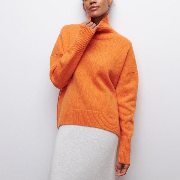 Maddie | Pull Élegant à Col Roulé