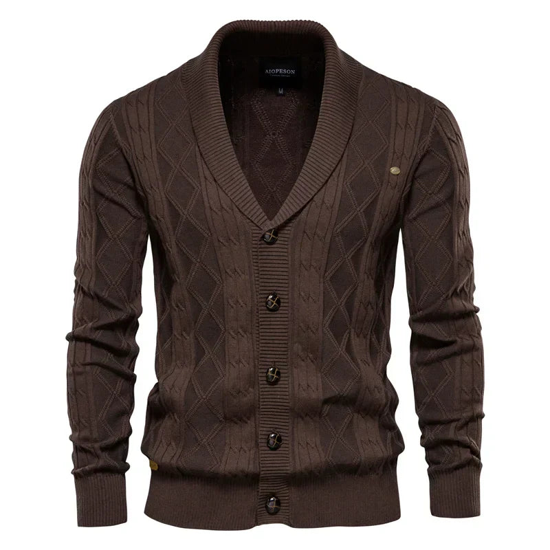 CHICIVELLE | Cardigan pour Hommes avec Fermeture à Boutons