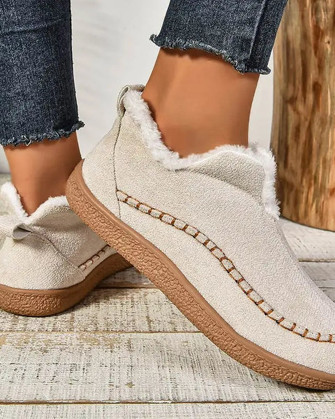Diana | Cozy Support Ankle Boot – Warmth Without the Bulk