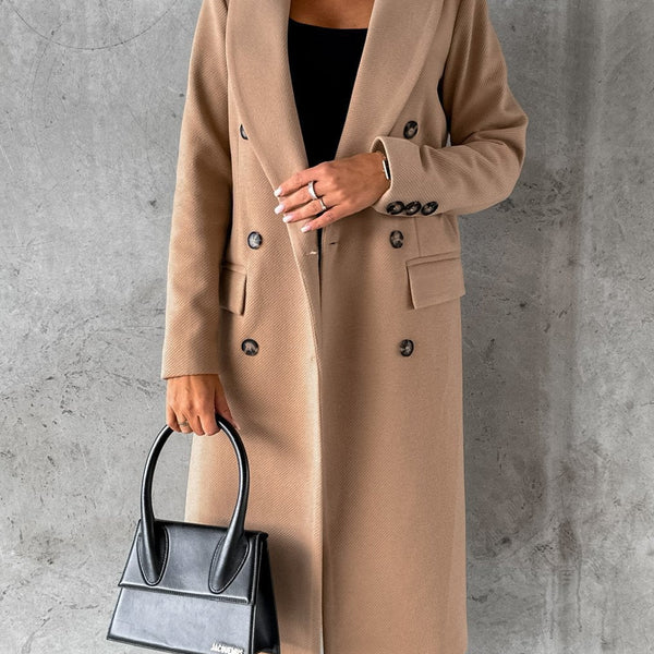 Mia | Manteau Long Élégant