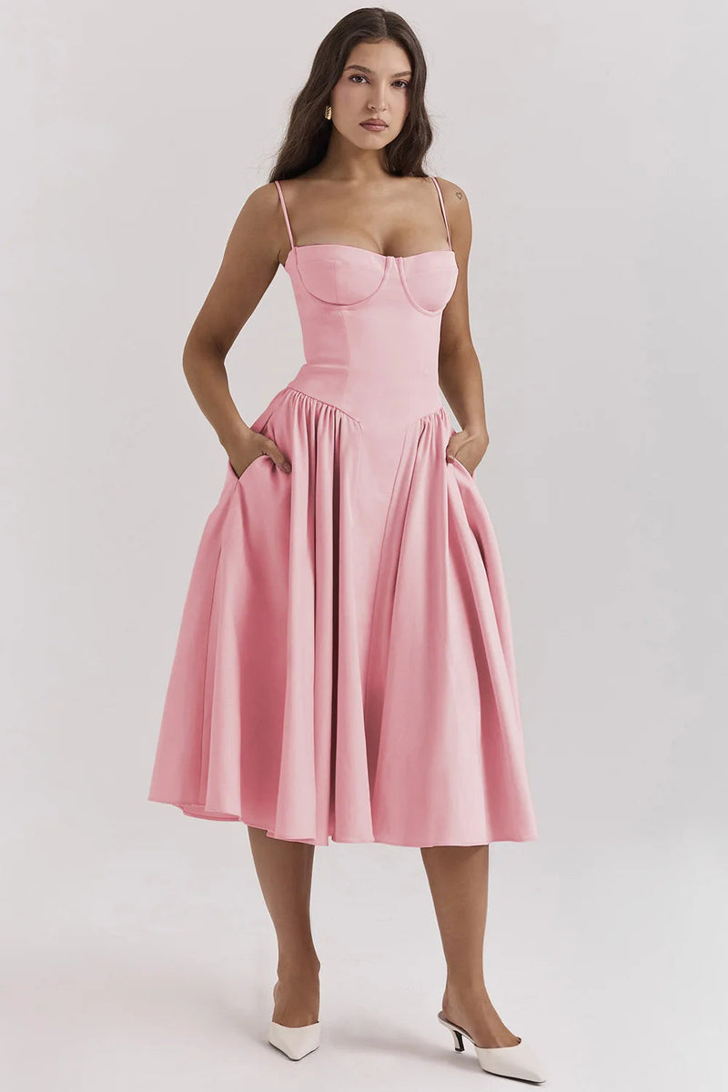 Elara | Robe Corset Midi