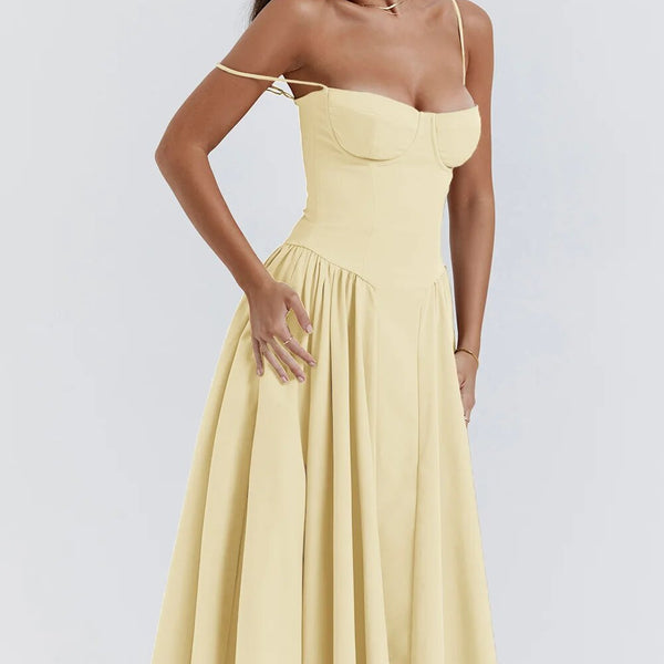 Elara | Robe Corset Midi