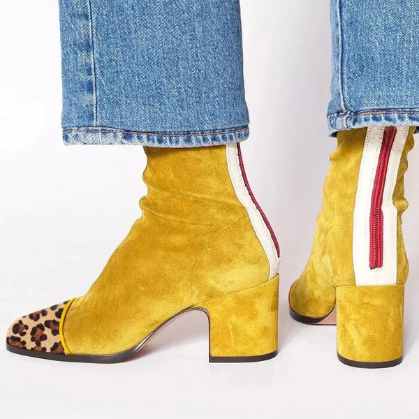 Victoria | Bottines à talon carré