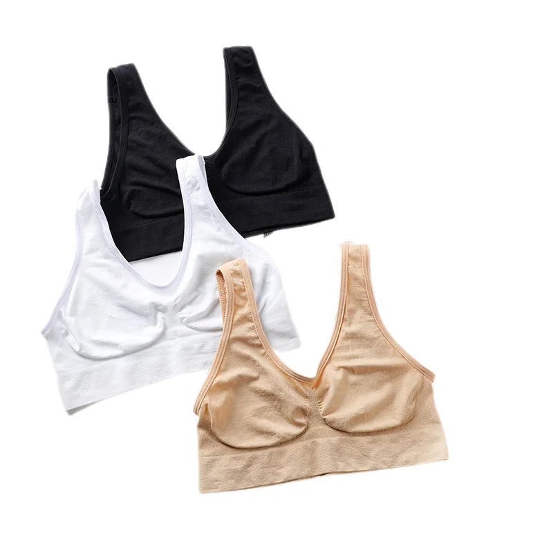 The Everyday Comfort Bra Set | 3 Bras— without padding or pressure.