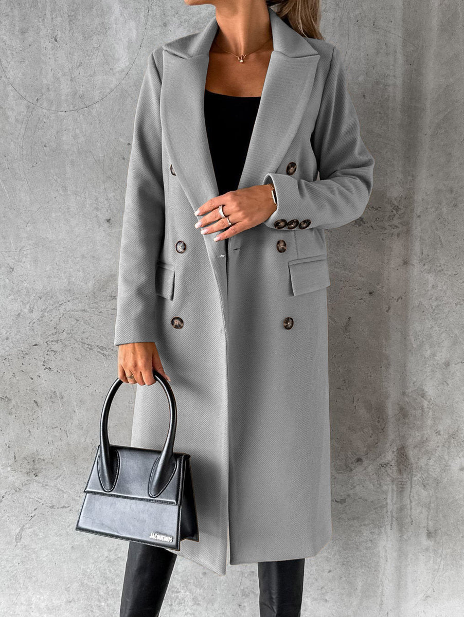 Mia | Manteau Long Élégant