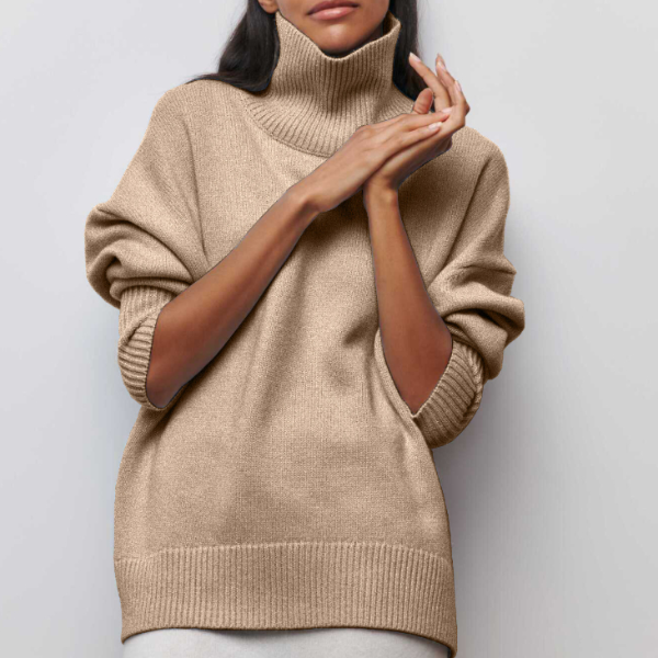 Maddie | Pull Élegant à Col Roulé