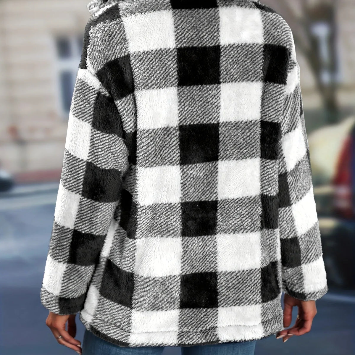 Carla | Veste à carreaux décontractée et élégante pour un confort tout au long de la journée