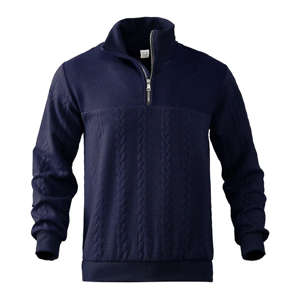 Henry | Sweat à col zippé premium