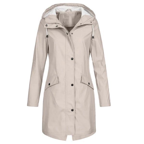 Lina | Windproof Hooded Raincoat