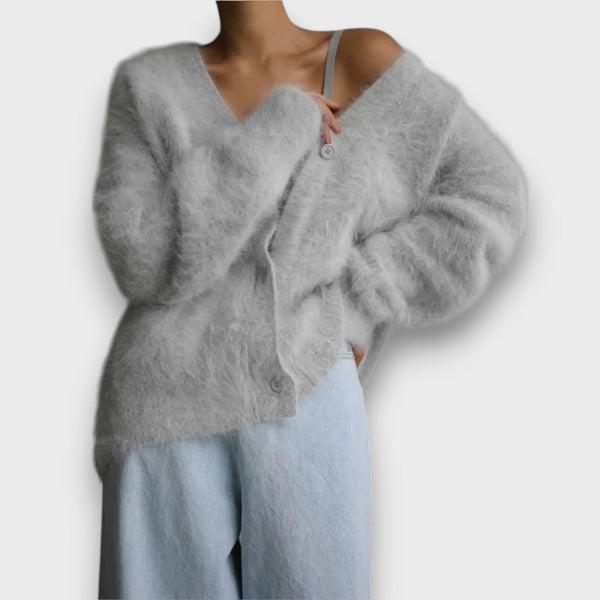 Laria – Cardigan Doux au Coup Classique
