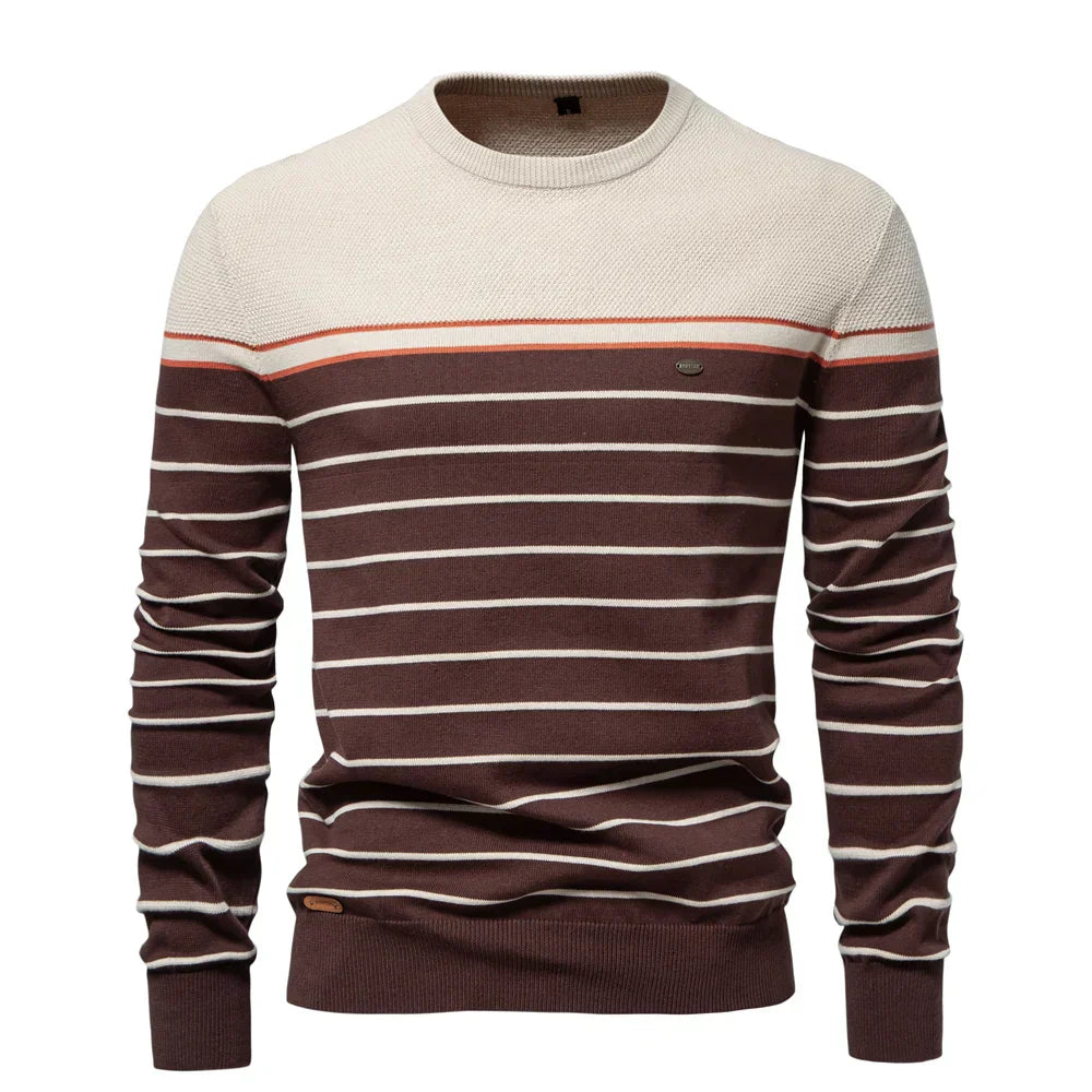 CHICIVELLE | Pull homme à motif rayé