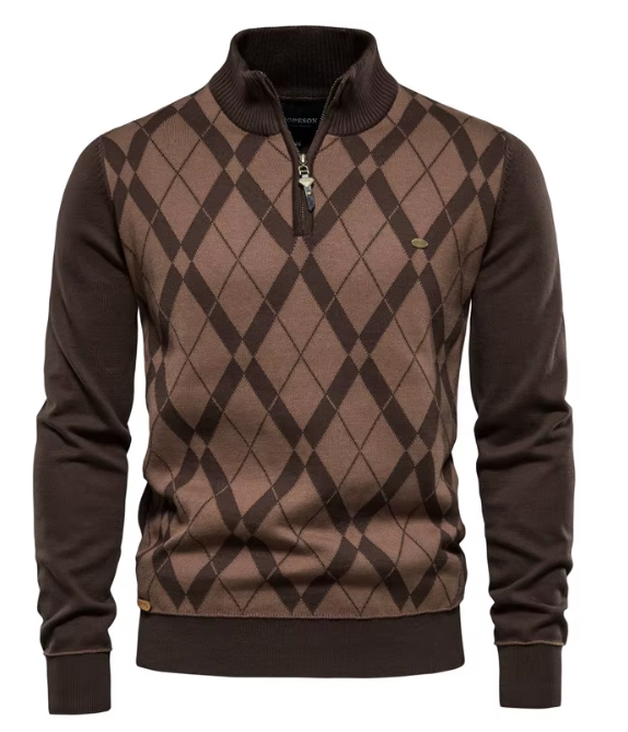CHICIVELLE | Pull pour hommes à col zippé