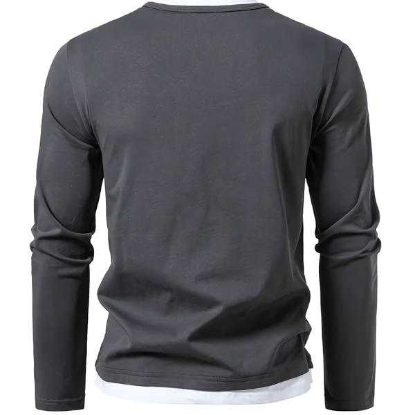 CHICIVELLE | T-shirt à manches longues premium en coton peigné