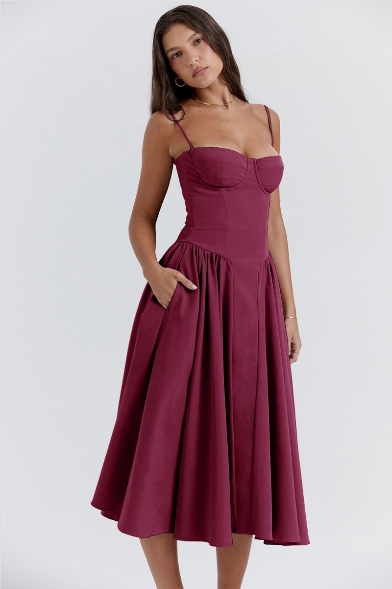 Elara | Robe Corset Midi