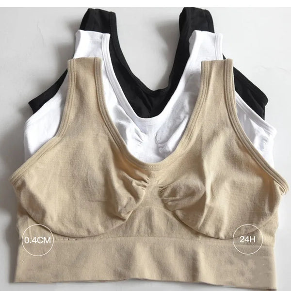 The Everyday Comfort Bra Set | 3 Bras— without padding or pressure.