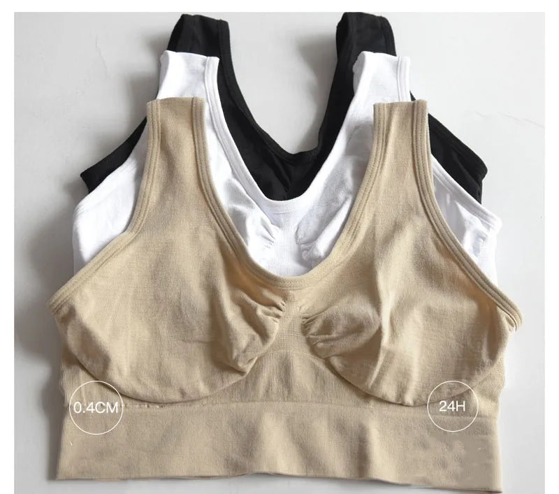The Everyday Comfort Bra Set | 3 Bras— without padding or pressure.