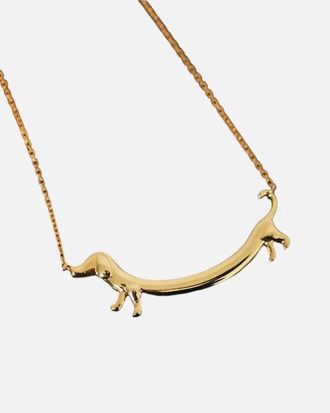Gold-Tone Dachshund Necklace