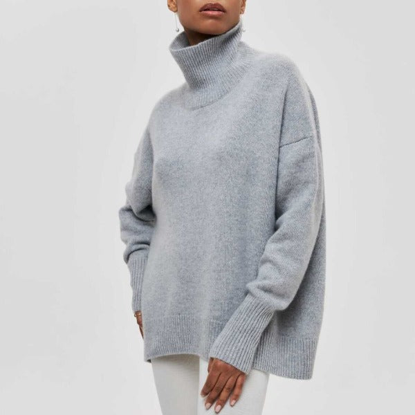 Maddie | Pull Élegant à Col Roulé