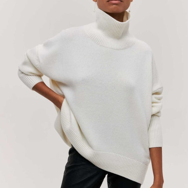 Maddie | Pull Élegant à Col Roulé
