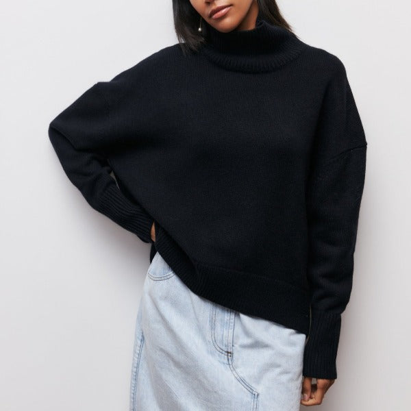 Maddie | Pull Élegant à Col Roulé