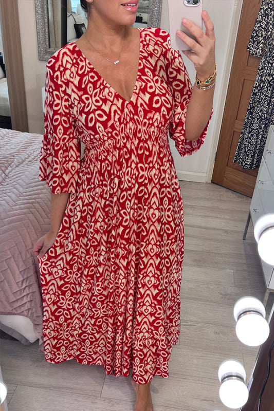 Selene | Bohemian Midi Dress