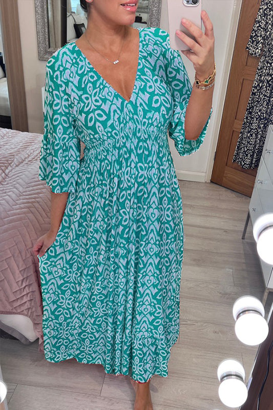 Selene | Bohemian Midi Dress