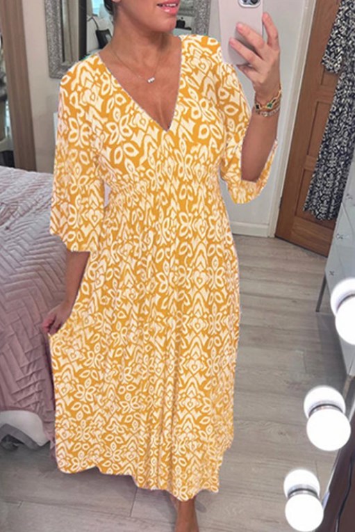 Selene | Bohemian Midi Dress