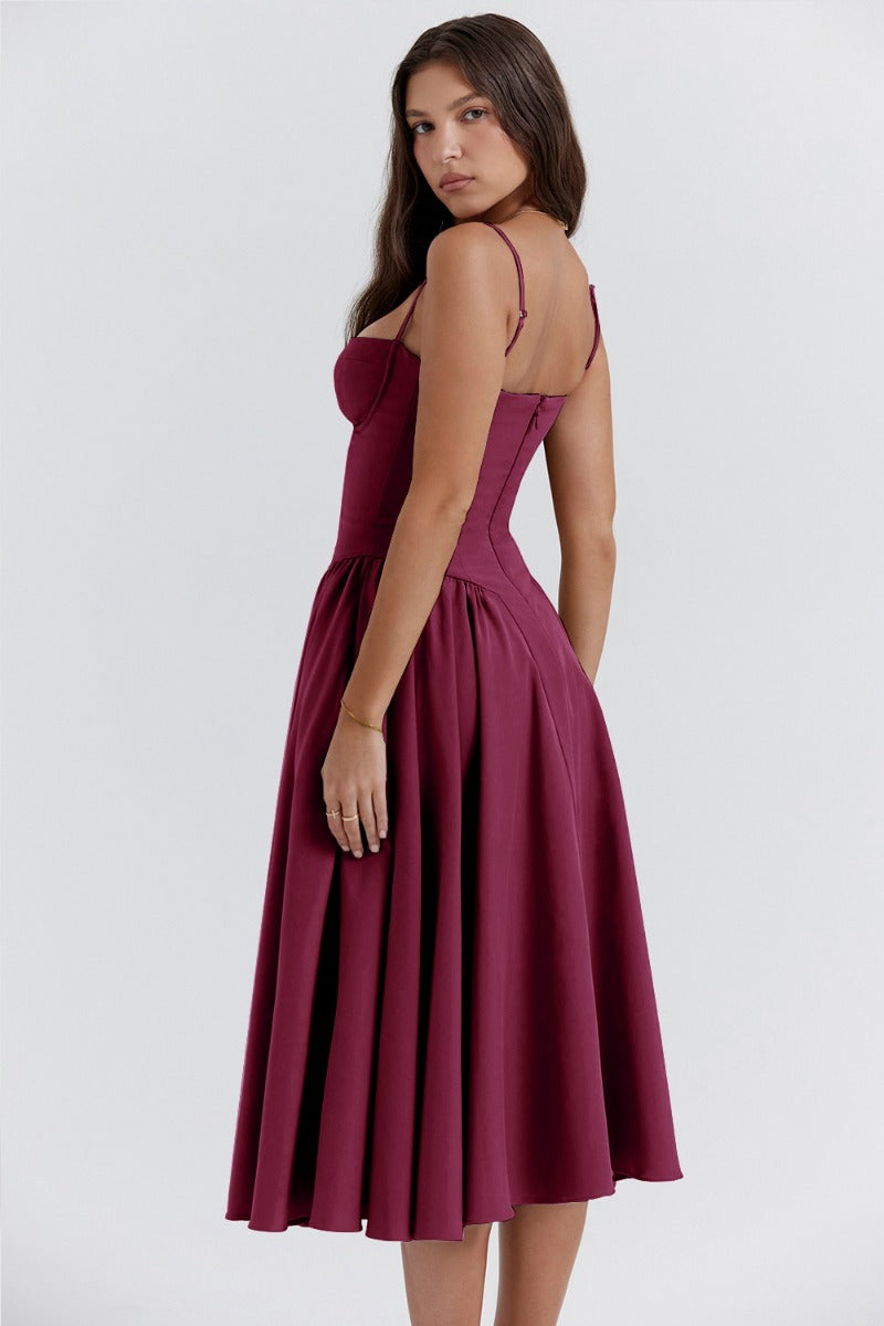 Elara | Robe Corset Midi