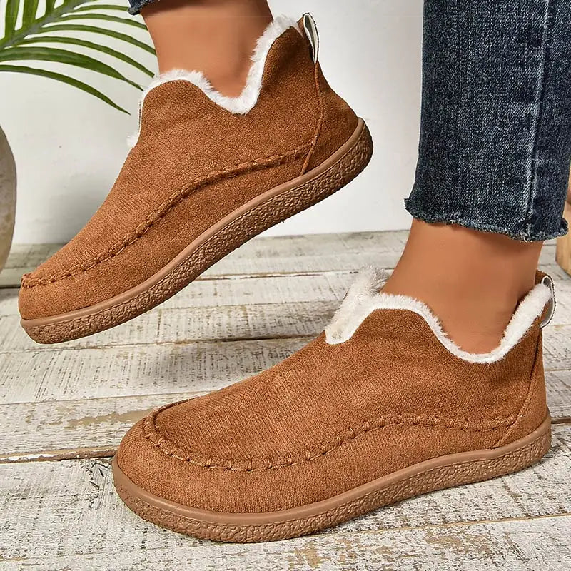 Diana | Cozy Support Ankle Boot – Warmth Without the Bulk