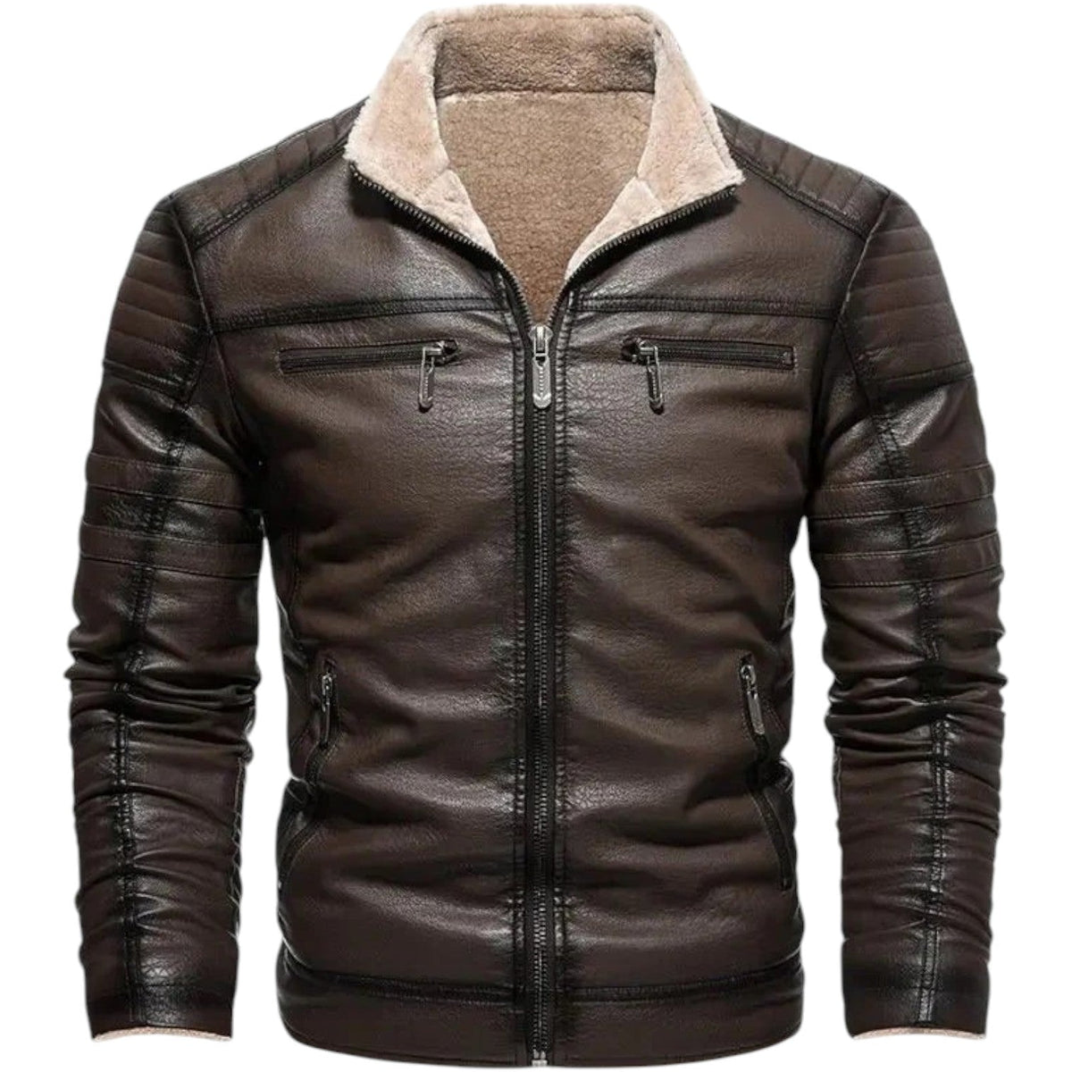Harley™ | Veste de motard en cuir chaud