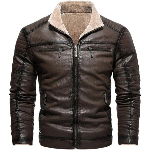 Harley™ | Veste de motard en cuir chaud