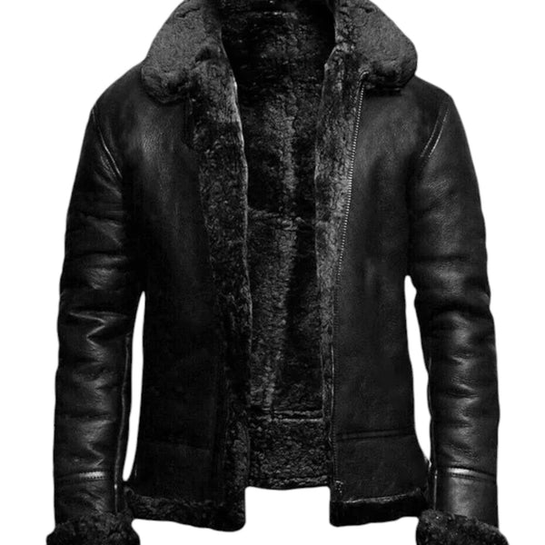 Bruce™ | Manteau d'Hiver en Cuir