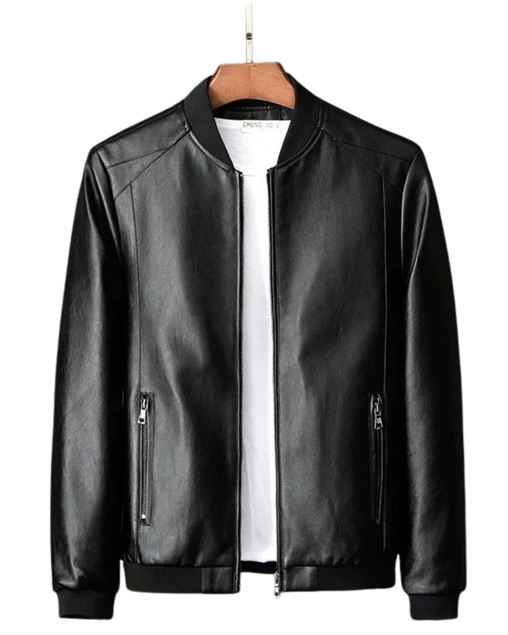 Veste de Motard en Cuir