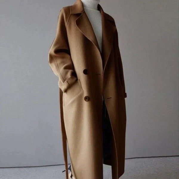Cleo | Long Wool Coat for Women