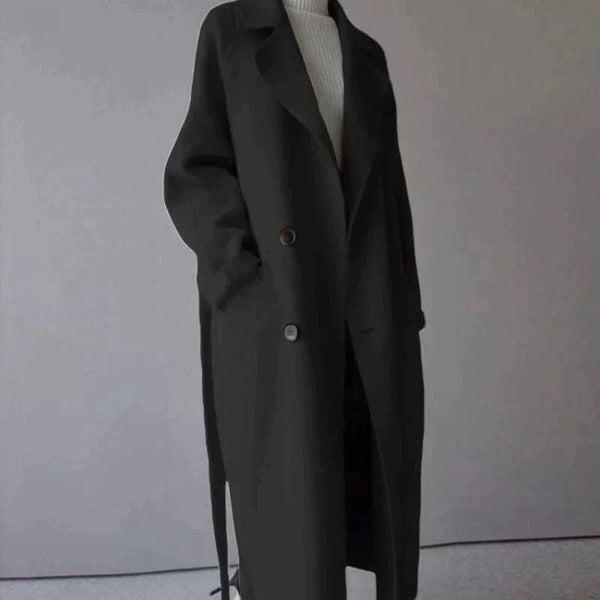 Cleo | Long Wool Coat for Women