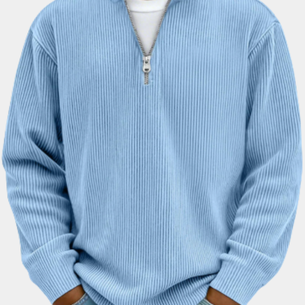 VALENCE | PULL ZIPPÉ CHALEUR LÉGÈRE POUR HOMMES
