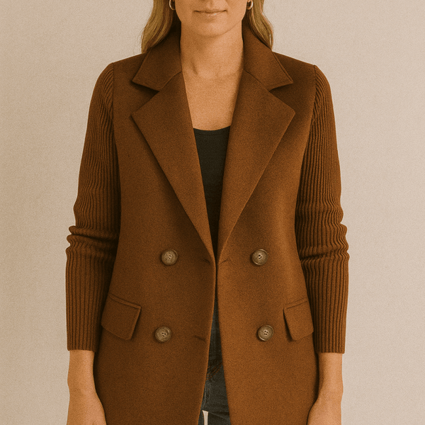 AMA | BLAZER À MANCHES EN TRICOT