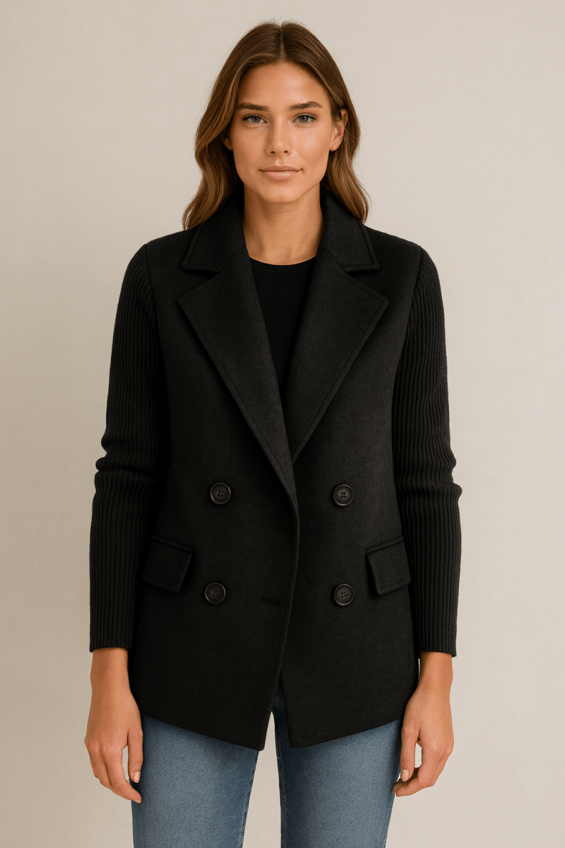 AMA | BLAZER À MANCHES EN TRICOT