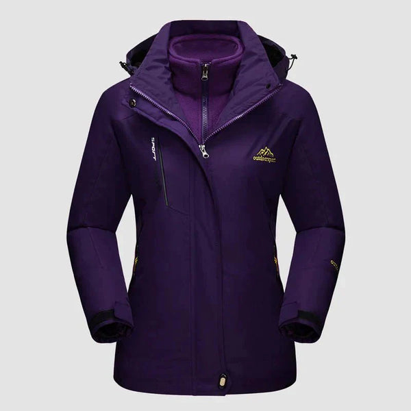 ANNE | MANTEAU IMPERMÉABLE EN POLAIRE 3 EN 1