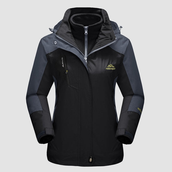 ANNE | MANTEAU IMPERMÉABLE EN POLAIRE 3 EN 1