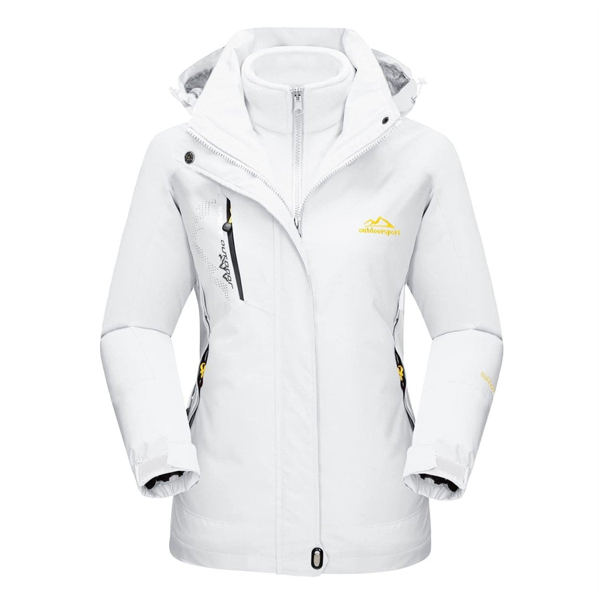ANNE | MANTEAU IMPERMÉABLE EN POLAIRE 3 EN 1