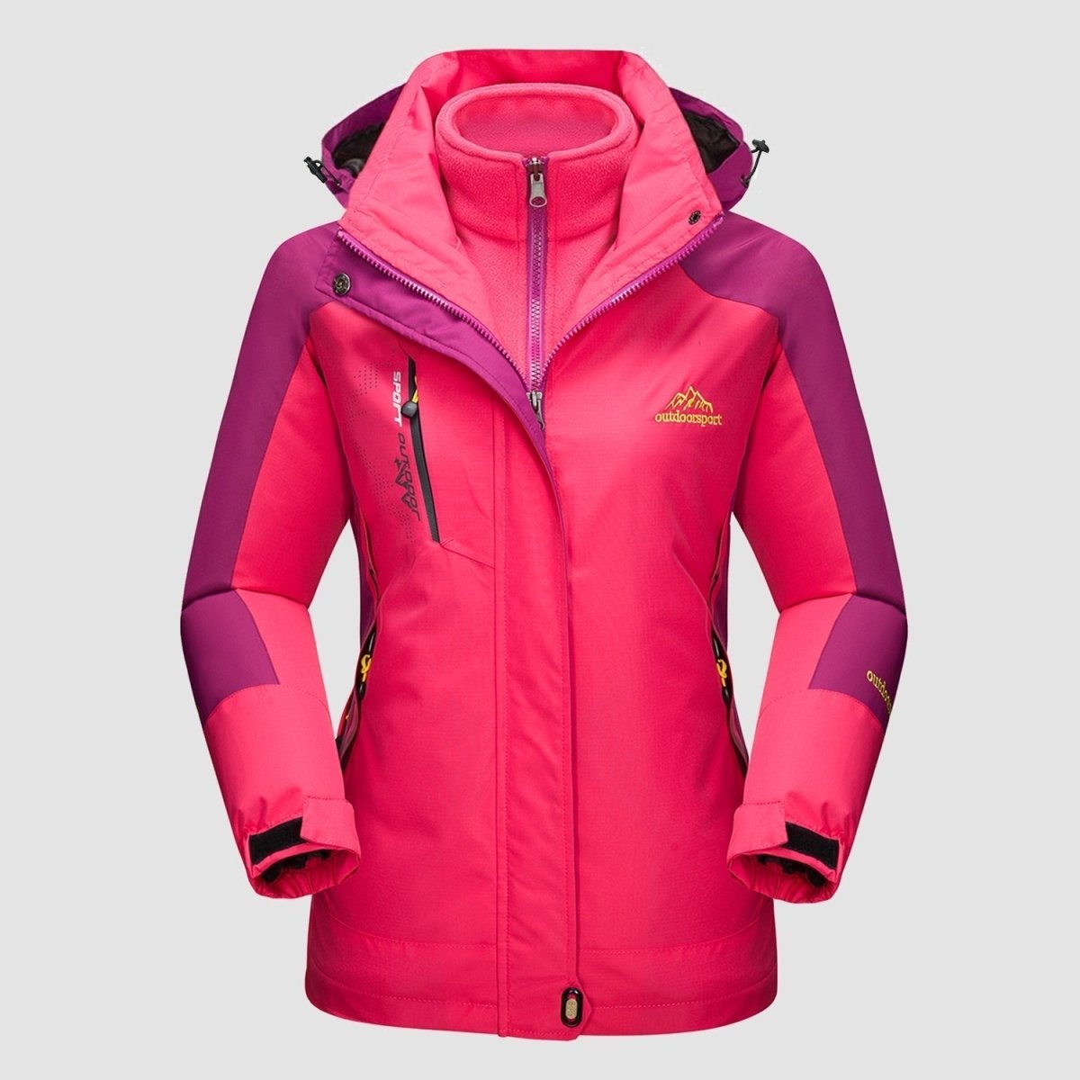ANNE | MANTEAU IMPERMÉABLE EN POLAIRE 3 EN 1