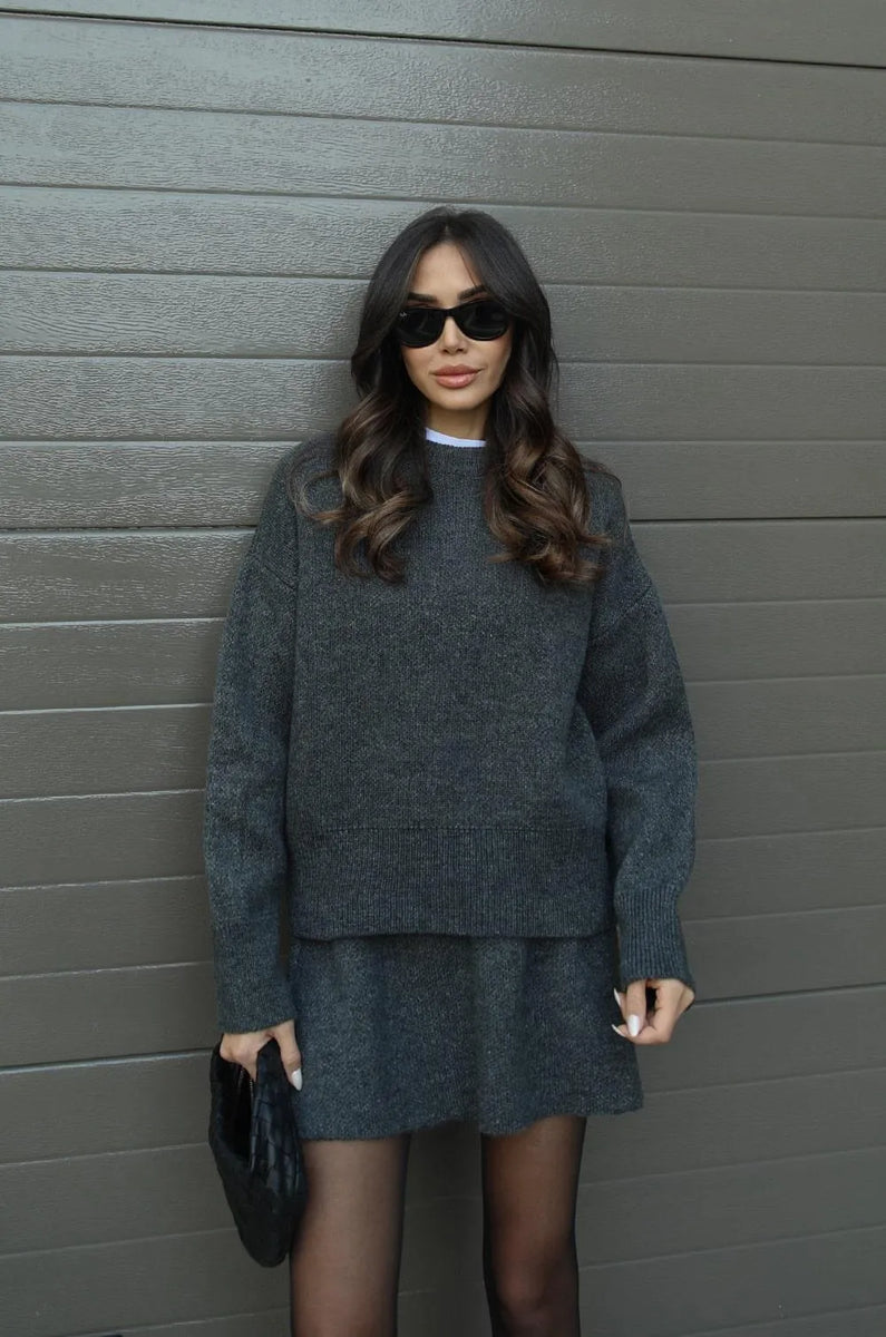 Zoey | Ensemble Robe Pull Tricoté