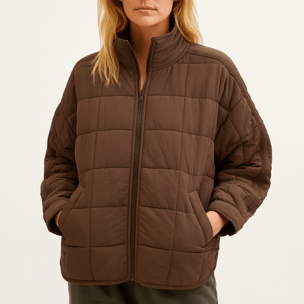 AVRIL – VESTE PUFFER COMPACTE LÉGÈRE AVEC ZIP