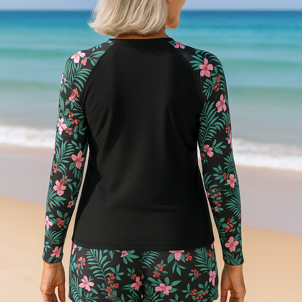 Oceara| UPF 50+ SunSafe Tankini Set - Protection Meets Effortless Comfort