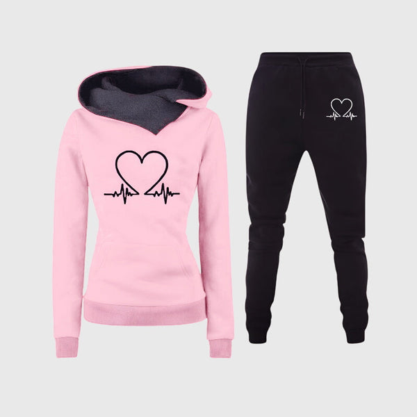 Louise | Ensemble Sweat à Capuche Cozy Heartbeat