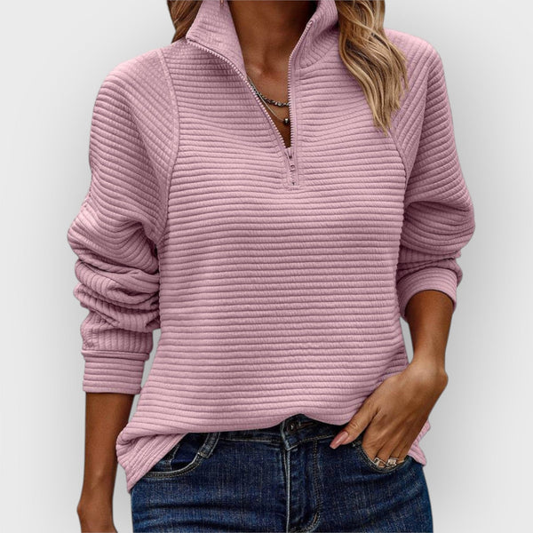 Lila | Pull V-Cou Élégant