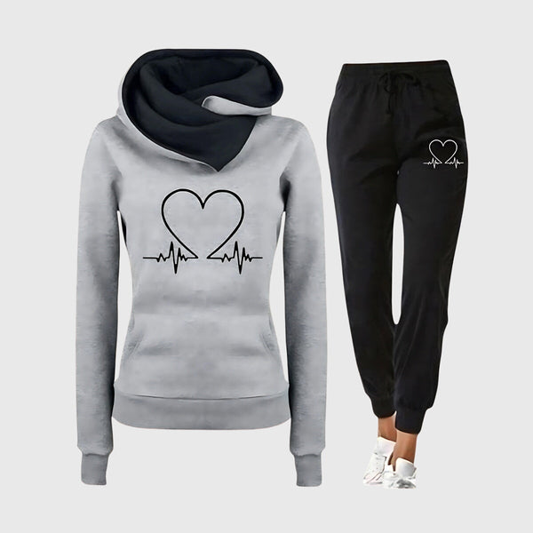 Louise | Ensemble Sweat à Capuche Cozy Heartbeat