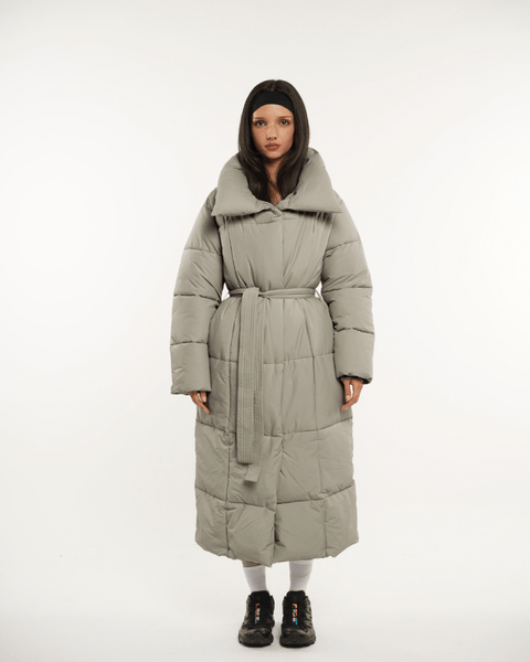 BLAIRE | MANTEAU PUFFER À BOUTONS BULETÉS EN LONGUEUR EXTRA LONGUE