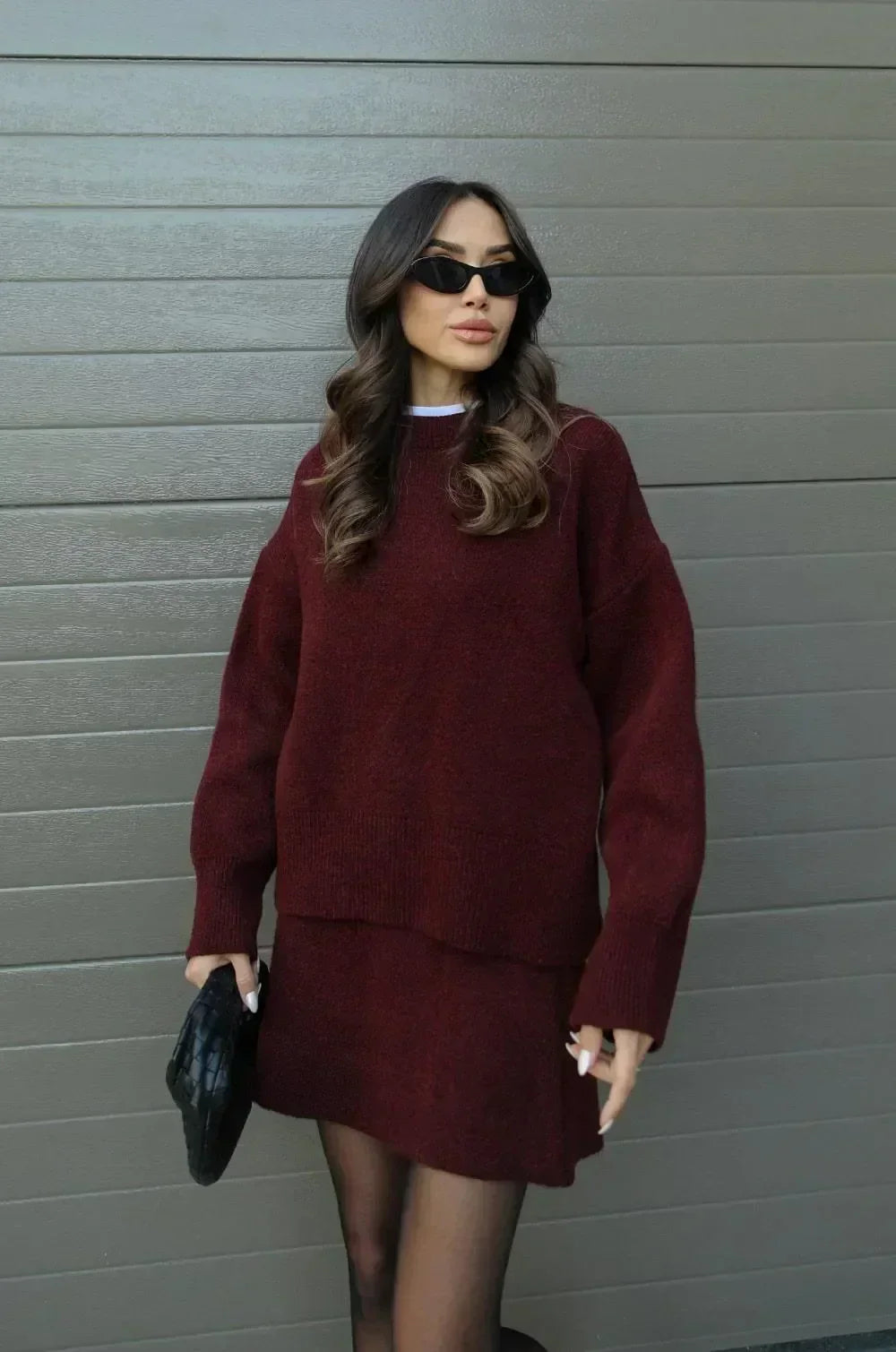 Zoey | Ensemble Robe Pull Tricoté